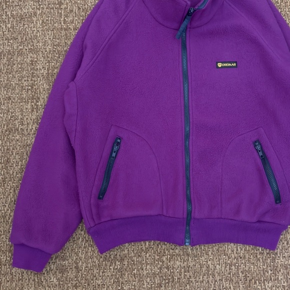 Vintage 90s Dreimar Fleece Jacket Full Zipper - Picture 5 of 16